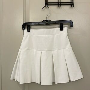 Princess Polly white pleated mini skirt - XS